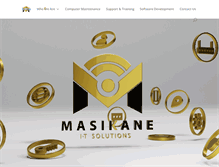 Tablet Screenshot of masikanesolutions.co.za